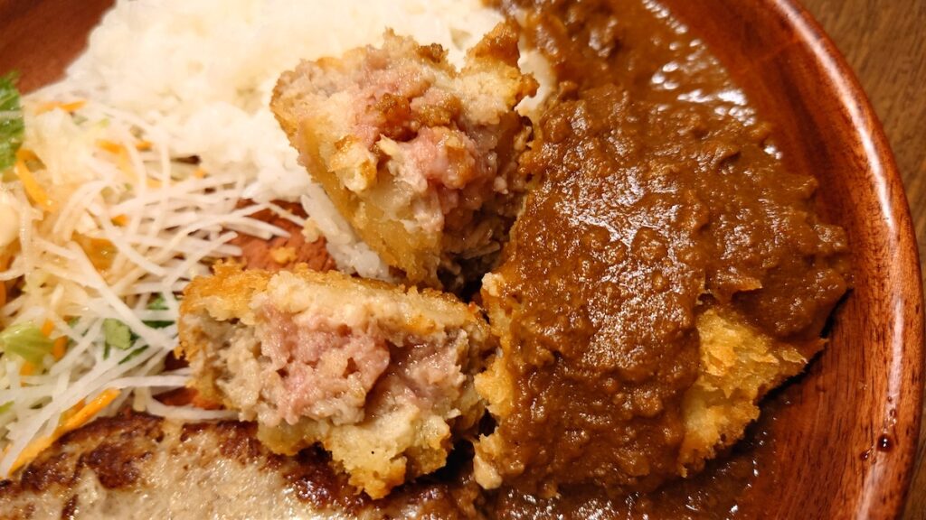 ハンバーグがちょっと生焼けだった