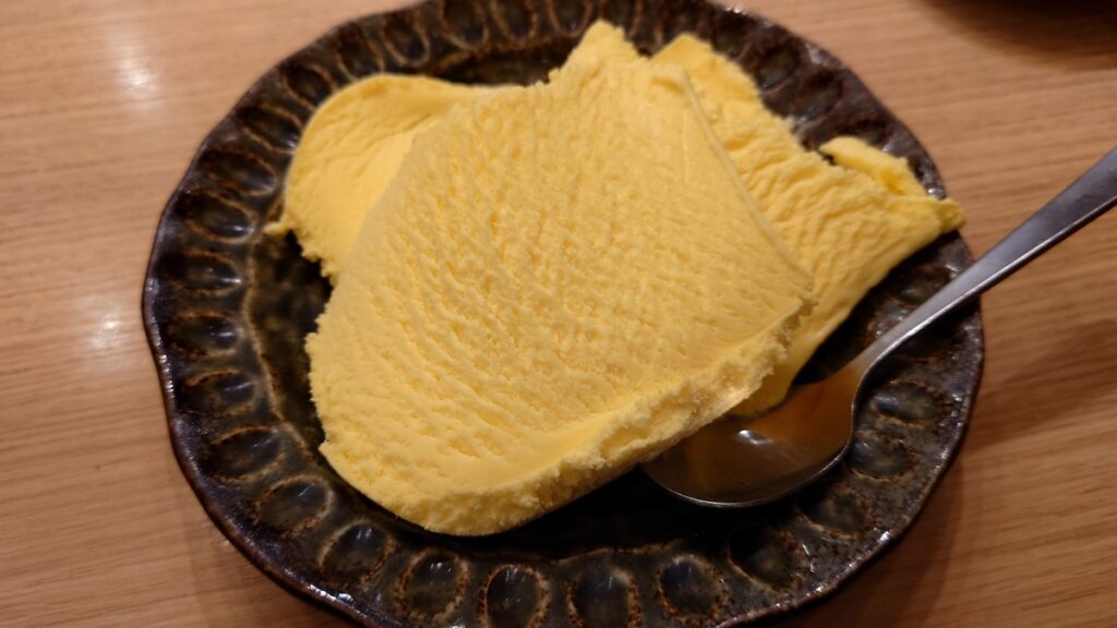 匠がってん寿司のデザート、あずき娘