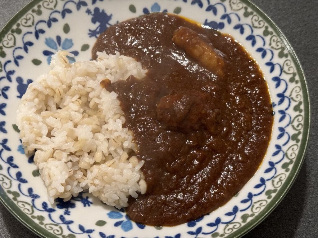 麦飯で食す