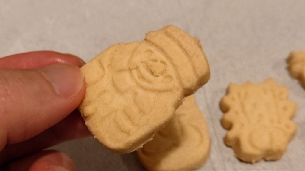 おいしい薄めのクッキー