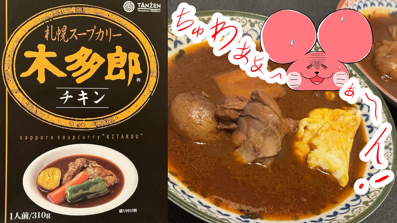 ぷんちょこブログサムネイル 木多郎スープカレーレトルト