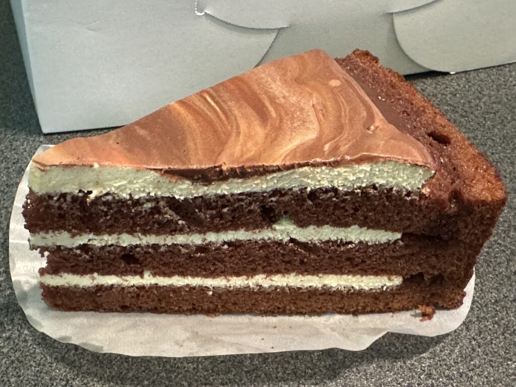 チョコバナナケーキのビジュアル
