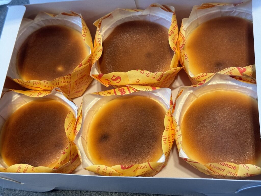 バスクチーズケーキ6個入り
