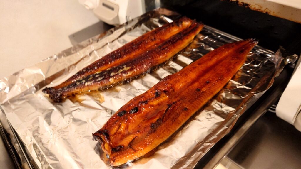 焼き上がった鰻がこちら